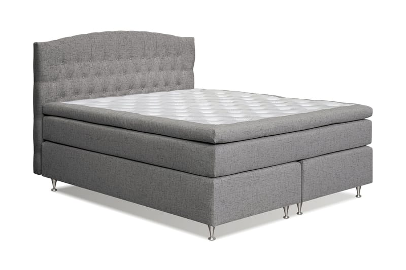 Kontinentalsäng Abelie 180x200 Fast - Grå - Möbler - Säng - Kontinentalsäng