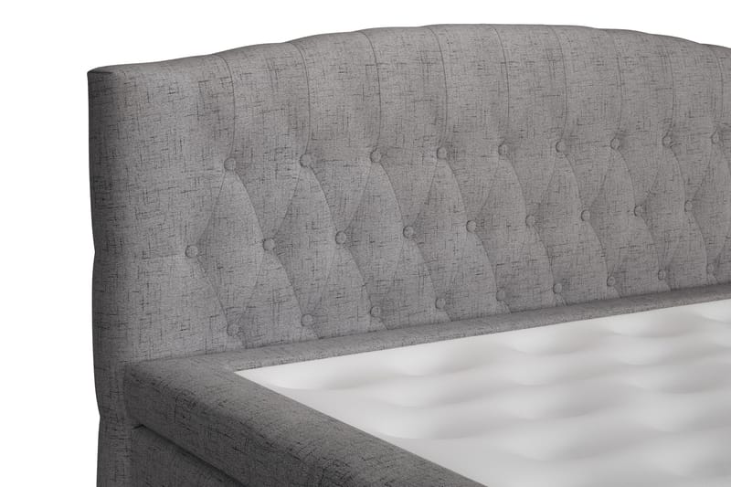 Kontinentalsäng Abelie 180x200 Fast - Grå - Möbler - Säng - Kontinentalsäng