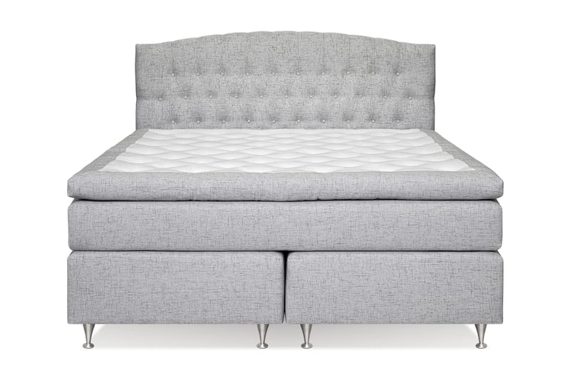 Kontinentalsäng Abelie 180x200 Medium - Ljusgrå - Möbler - Säng - Kontinentalsäng