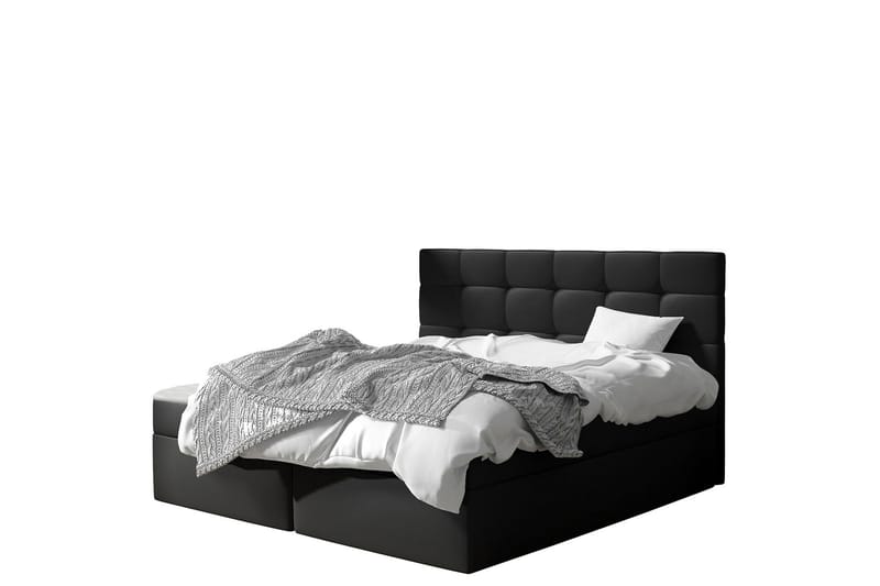 Kontinentalsäng Bruvold 180x200 cm - Svart - Möbler - Säng - Kontinentalsäng