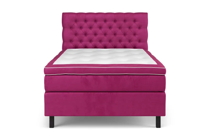 Kontinentalsäng Celine  140x200 cm, Rosa|Sammet