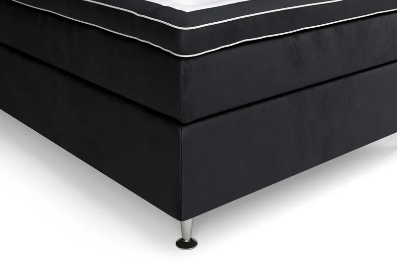Kontinentalsäng Celine  140x200 cm - Svart|Sammet - Möbler - Säng - Kontinentalsäng