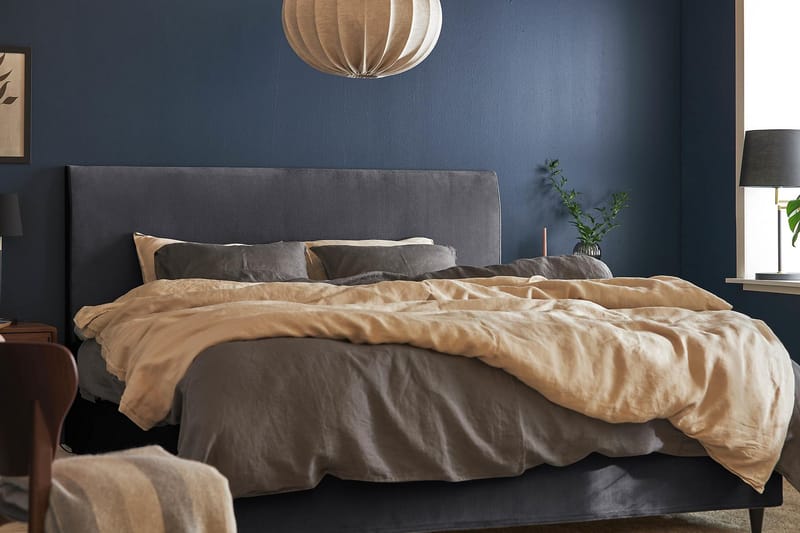 Kontinentalsäng Chilla Pluss  120x200 cm - Mörkgrå - Möbler - Säng - Kontinentalsäng