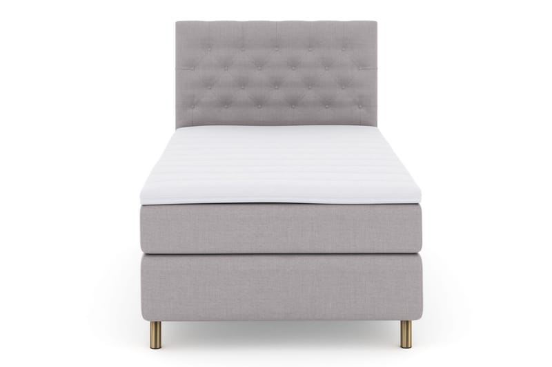 Kontinentalsäng Choice No 3 120x200 Fast - Ljusgrå|Koppar - Möbler - Säng - Kontinentalsäng