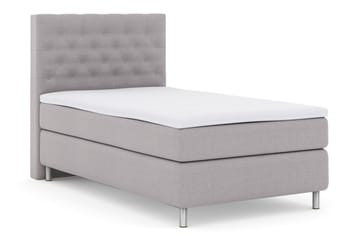 Kontinentalsäng Choice No 3 120x200 Fast - Ljusgrå|Metall - Möbler - Säng - Kontinentalsäng