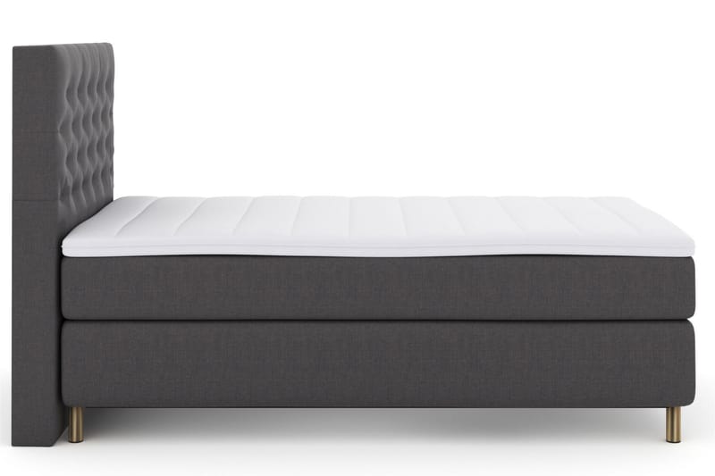 Kontinentalsäng Choice No 3 120x200 Fast - Mörkgrå|Koppar - Möbler - Säng - Kontinentalsäng
