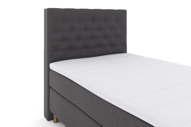 Kontinentalsäng Choice No 3 120x200 Fast - Mörkgrå|Koppar - Möbler - Säng - Kontinentalsäng