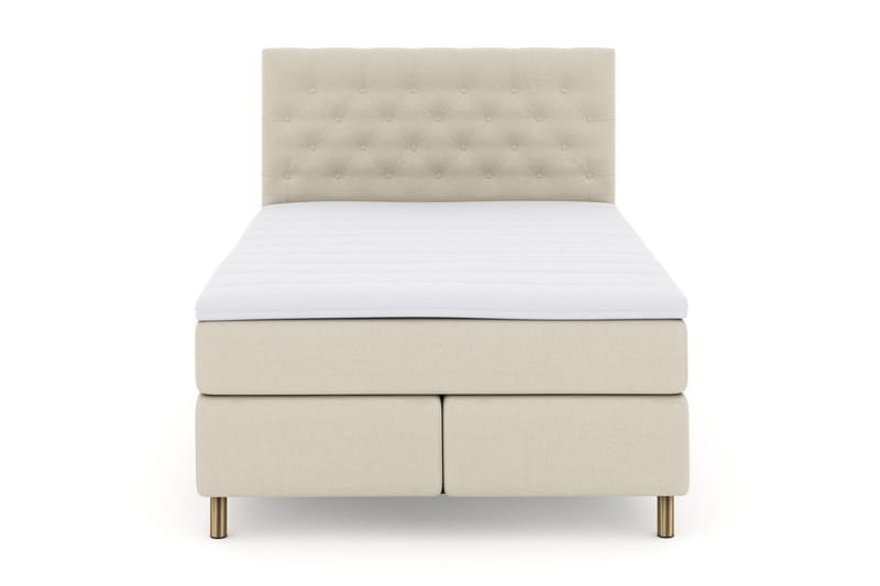 Kontinentalsäng Choice No 3 140x200 Fast - Beige|Koppar - Möbler - Säng - Kontinentalsäng