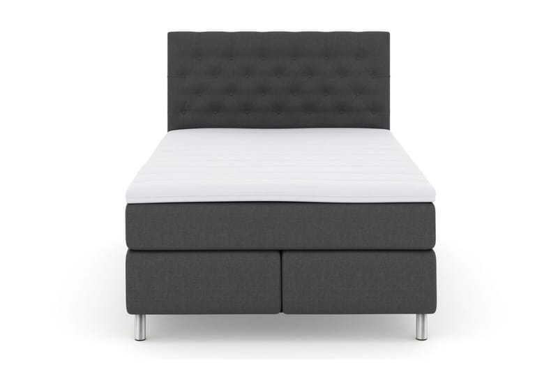 Kontinentalsäng Choice No 3 140x200 Fast - Mörkgrå|Metall - Möbler - Säng - Kontinentalsäng