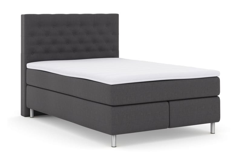 Kontinentalsäng Choice No 3 140x200 Fast - Mörkgrå|Metall - Möbler - Säng - Kontinentalsäng