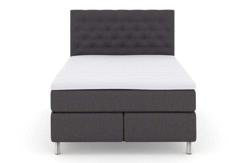 Kontinentalsäng Choice No 3 140x200 Fast/Medium - Mörkgrå|Metall - Möbler - Säng - Kontinentalsäng
