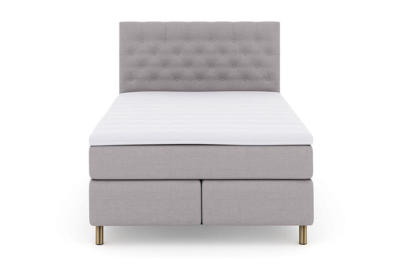 Kontinentalsäng Choice No 3 140x200 Medium - Ljusgrå|Koppar - Möbler - Säng - Kontinentalsäng