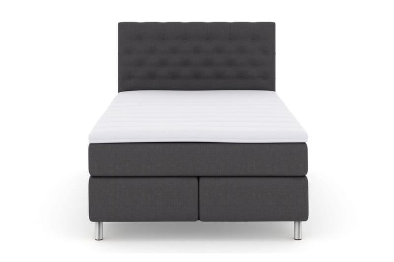 Kontinentalsäng Choice No 3 140x200 Medium - Mörkgrå|Metall - Möbler - Säng - Kontinentalsäng