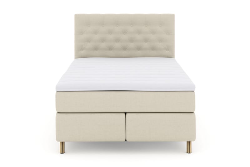 Kontinentalsäng Choice No 3 160x200 Fast/Medium - Beige|Koppar - Möbler - Säng - Kontinentalsäng