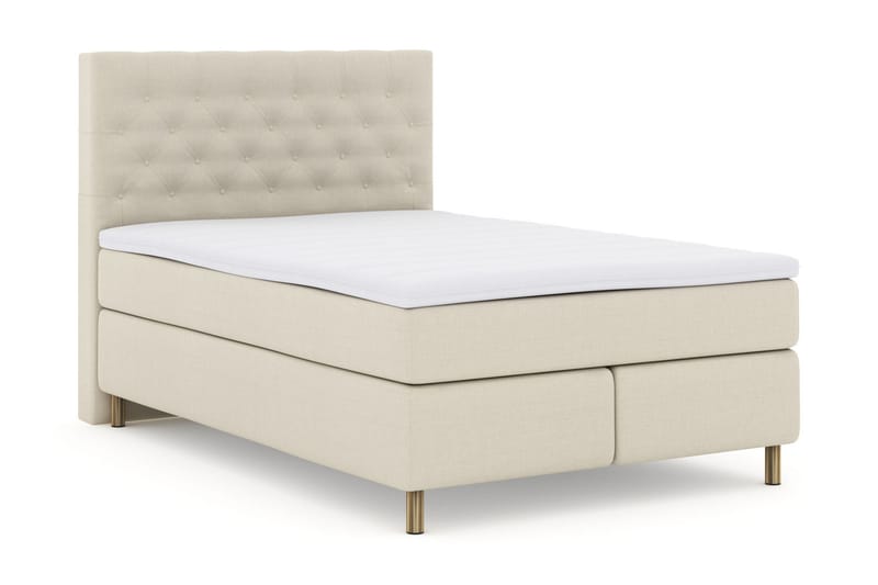 Kontinentalsäng Choice No 3 160x200 Fast/Medium - Beige|Koppar - Möbler - Säng - Kontinentalsäng