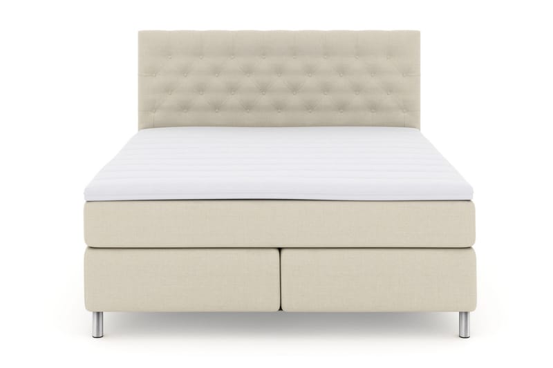 Kontinentalsäng Choice No 3 180x200 Fast - Beige|Metall - Möbler - Säng - Kontinentalsäng
