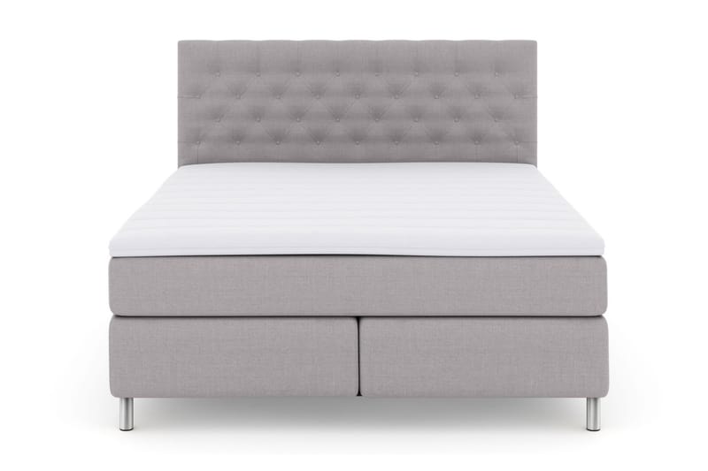 Kontinentalsäng Choice No 3 180x200 Fast - Ljusgrå|Metall - Möbler - Säng - Kontinentalsäng