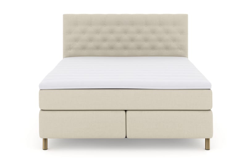 Kontinentalsäng Choice No 3 180x200 Fast/Medium - Beige|Koppar - Möbler - Säng - Kontinentalsäng