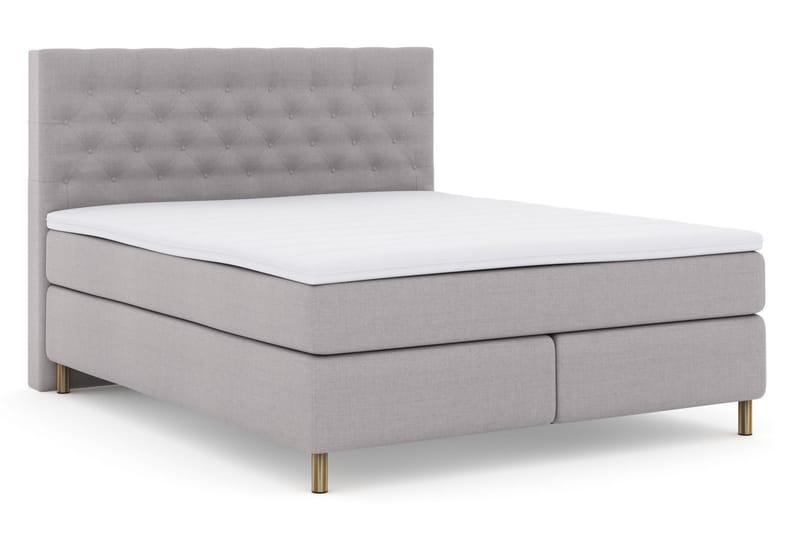 Kontinentalsäng Choice No 3 180x200 Fast/Medium - Ljusgrå|Koppar - Möbler - Säng - Kontinentalsäng
