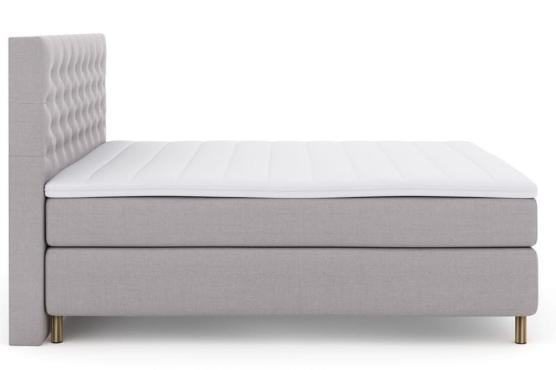 Kontinentalsäng Choice No 3 180x200 Fast/Medium - Ljusgrå|Koppar - Möbler - Säng - Kontinentalsäng