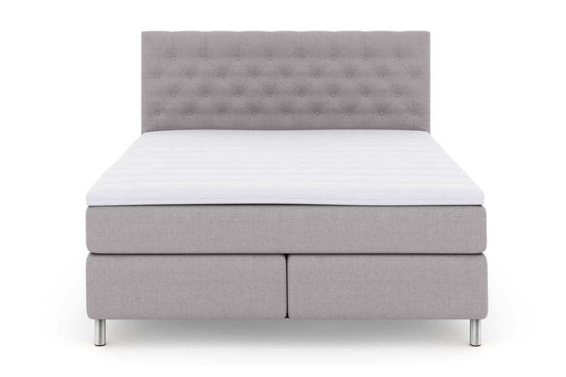 Kontinentalsäng Choice No 3 180x200 Fast/Medium - Ljusgrå|Metall - Möbler - Säng - Kontinentalsäng