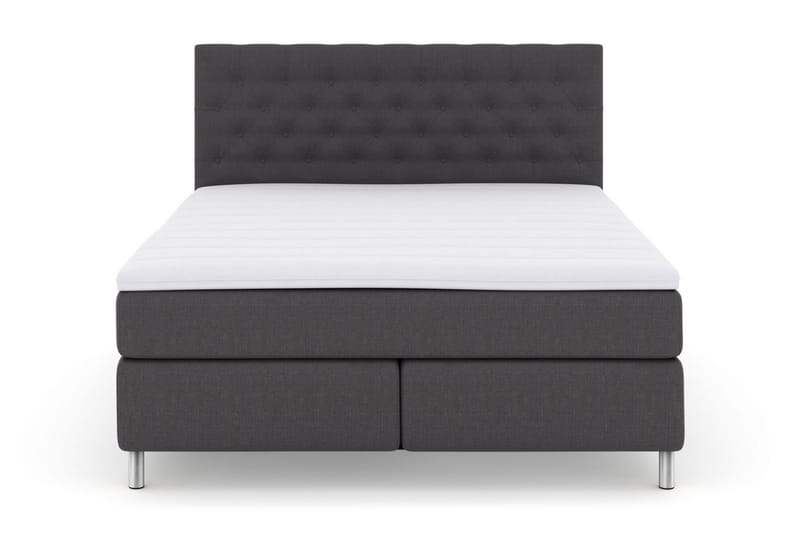 Kontinentalsäng Choice No 3 180x200 Fast/Medium - Mörkgrå|Metall - Möbler - Säng - Kontinentalsäng