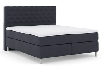 Kontinentalsäng Choice No 3 210x210 Fast - Blå|Metall - Möbler - Säng - Kontinentalsäng