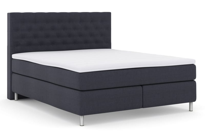 Kontinentalsäng Choice No 3 210x210 Fast - Blå|Metall - Möbler - Säng - Kontinentalsäng
