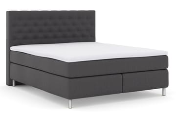Kontinentalsäng Choice No 3 210x210 Fast - Mörkgrå|Metall - Möbler - Säng - Kontinentalsäng