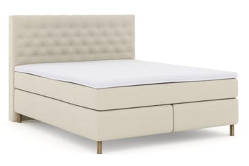 Kontinentalsäng Choice No 3 210x210 Fast/Medium - Beige|Koppar - Möbler - Säng - Kontinentalsäng
