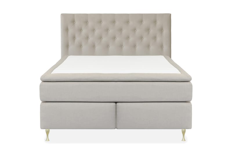 Kontinentalsäng Choice No 4 180x200 Fast/Medium - Beige|Guld - Möbler - Säng - Kontinentalsäng