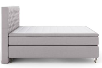 Kontinentalsäng Choice No 4 180x200 Fast/Medium - Ljusgrå|Metall V-Form - Möbler - Säng - Kontinentalsäng