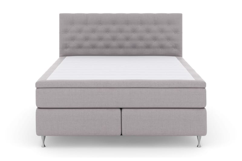 Kontinentalsäng Choice No 4 210x210 Fast - Ljusgrå|Silver - Möbler - Säng - Kontinentalsäng
