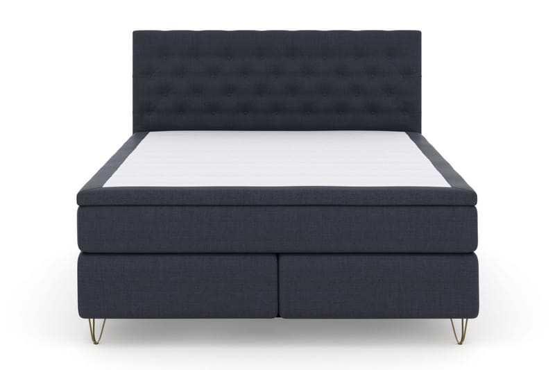 Kontinentalsäng Choice No 4 210x210 Fast/Medium - Blå|Metall V-Form - Möbler - Säng - Kontinentalsäng