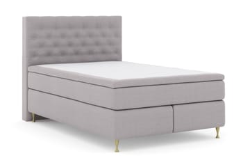 Kontinentalsäng Choice No 5 140x200 Medium Latex - Ljusgrå|Guld - Möbler - Säng - Kontinentalsäng