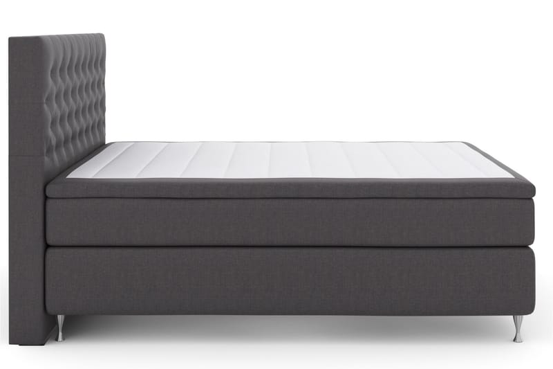 Kontinentalsäng Choice No 5 160x200 Fast Latex - Mörkgrå|Silver - Möbler - Säng - Kontinentalsäng
