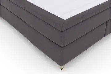 Kontinentalsäng Choice No 5 180x200 Medium Latex - Mörkgrå|Metall V-Form - Möbler - Säng - Kontinentalsäng