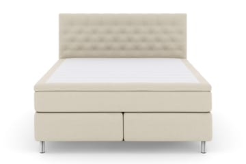 Kontinentalsäng Choice No 5 210x210 Fast Watergel - Beige|Metall - Möbler - Säng - Kontinentalsäng