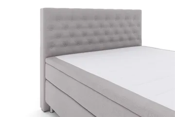 Kontinentalsäng Choice No 5 210x210 Fast/Medium Watergel - Ljusgrå|Metall - Möbler - Säng - Kontinentalsäng