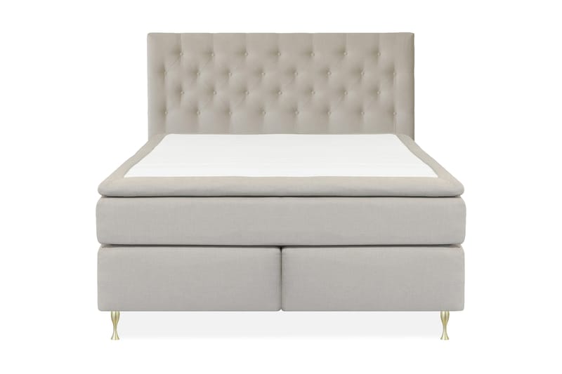Kontinentalsäng Choice No 5 210x210 Medium Watergel - Beige|Guld - Möbler - Säng - Kontinentalsäng