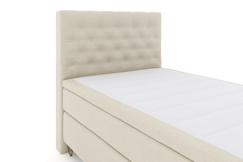 Kontinentalsäng Choice No 6 120x200 Fast Latex/Memory - Beige|Metall V-Form - Möbler - Säng - Kontinentalsäng