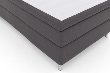 Kontinentalsäng Choice No 6 120x200 Fast Latex/Memory - Mörkgrå|Metall - Möbler - Säng - Kontinentalsäng