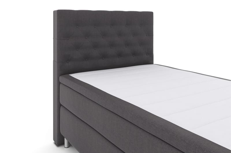 Kontinentalsäng Choice No 6 120x200 Fast Latex/Memory - Mörkgrå|Metall - Möbler - Säng - Kontinentalsäng