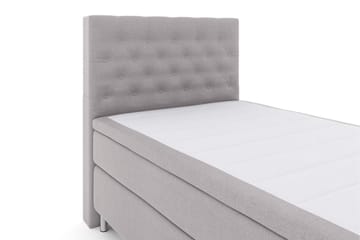 Kontinentalsäng Choice No 6 120x200 Fast Watergel - Ljusgrå|Metall - Möbler - Säng - Kontinentalsäng