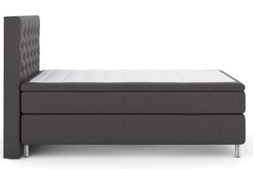 Kontinentalsäng Choice No 6 120x200 Fast Watergel - Mörkgrå|Metall - Möbler - Säng - Kontinentalsäng