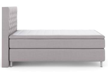 Kontinentalsäng Choice No 6 120x200 Medium Watergel - Ljusgrå|Metall - Möbler - Säng - Kontinentalsäng