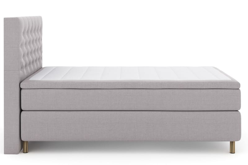 Kontinentalsäng Choice No 6 140x200 Fast Memory/Pocket - Ljusgrå|Koppar - Möbler - Säng - Kontinentalsäng