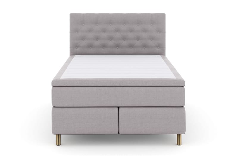 Kontinentalsäng Choice No 6 140x200 Fast/Medium Watergel - Ljusgrå|Koppar - Möbler - Säng - Kontinentalsäng