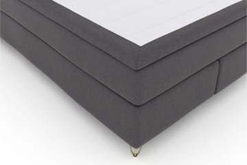 Kontinentalsäng Choice No 6 140x200 F/M Memory/Pocket - Mörkgrå|Metall V-Form - Möbler - Säng - Kontinentalsäng