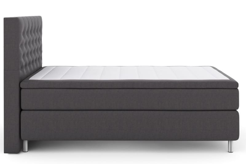 Kontinentalsäng Choice No 6 140x200 Medium Watergel - Mörkgrå|Metall - Möbler - Säng - Kontinentalsäng